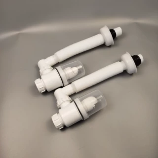 塑料面盆下水管透明杯防臭翻板面盆排水管套装洗手池下水批发