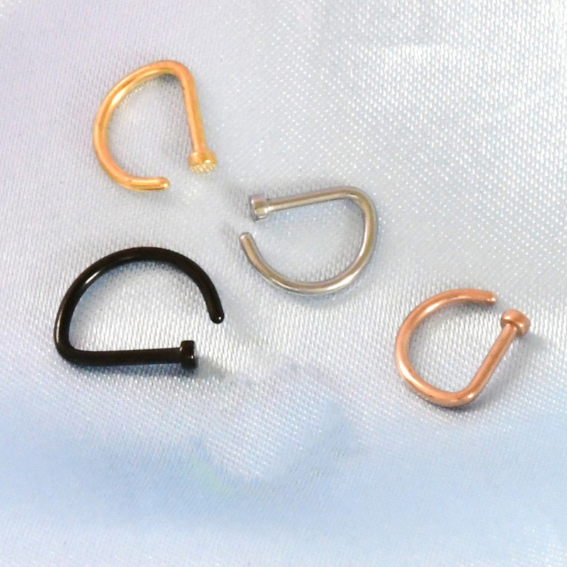 4g Weight labret / monroe stud Piercing needle type Nose Ring Classification 1 Pair Quantity Daily Occasion Copper Material Solid Color Pattern Women's Gender Plating Design Simple Style Style Simple Style Solid Color Copper Nose Ring In Bulk Nose Pin 4