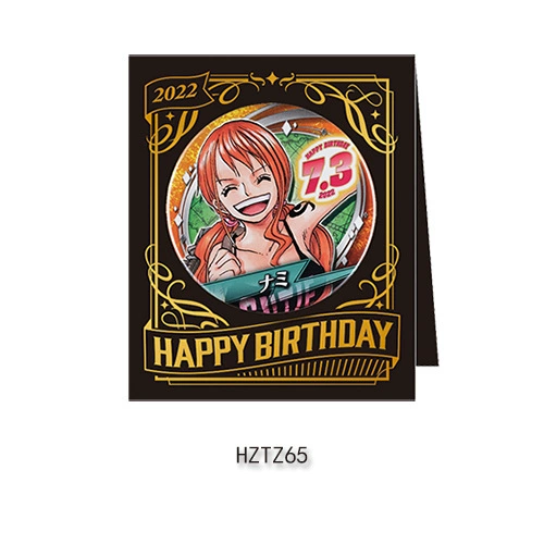 Бейдж дня рождения Comic Factory ONE PIECE Лuffy Zoro Chopper Sanji Nami стойка для бейджей на день рождения