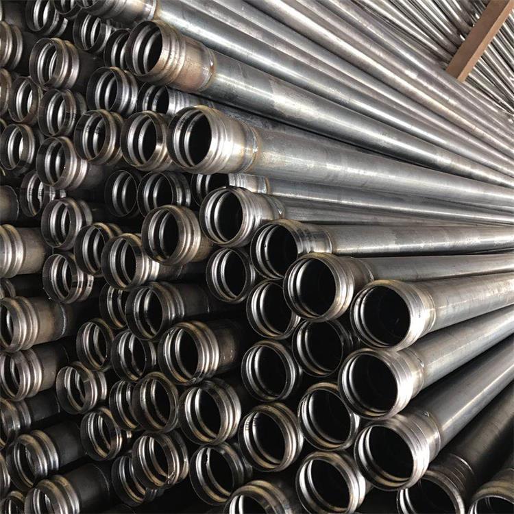 沧州万名钢管 Q235B钳压式声测管 螺旋式声测管 全国配送