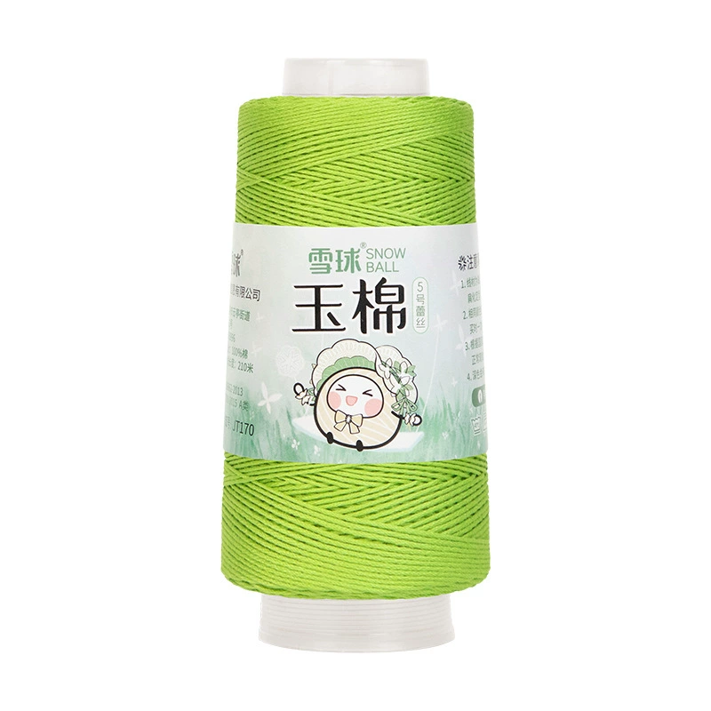 雪球 Woven silk threads handmade, cotton crochet, bag, doll, scarf, knit yourself, 5 size