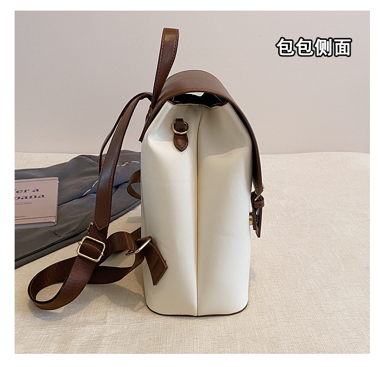 Women's Fashion Small Backpack High-End Commute Daypack Large Capacity Multiple Pockets Everyday Versatile Shoulder Bag
