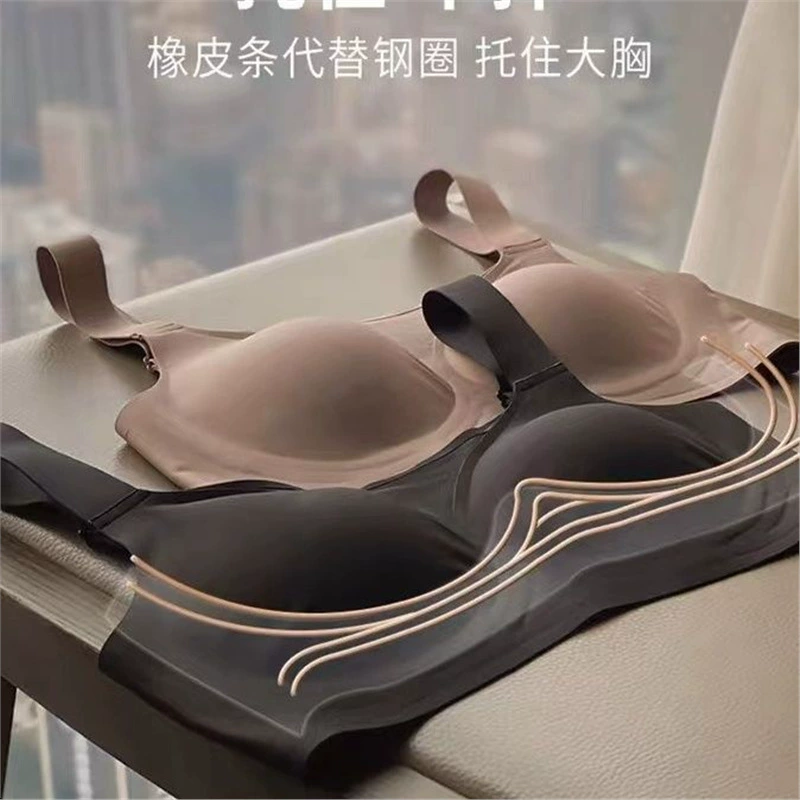 Breathable underwear, ultra thin supporting bra, plus size