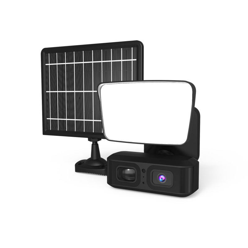 Solar Led Floodlight Human Body Detection Wireless Wifi Surveillance Camera Home High-Definition Night Vision