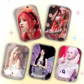 I-DLE宋雨琦周边胸针粉丝应援异形方形吧唧徽章礼物痛包谷子挂件