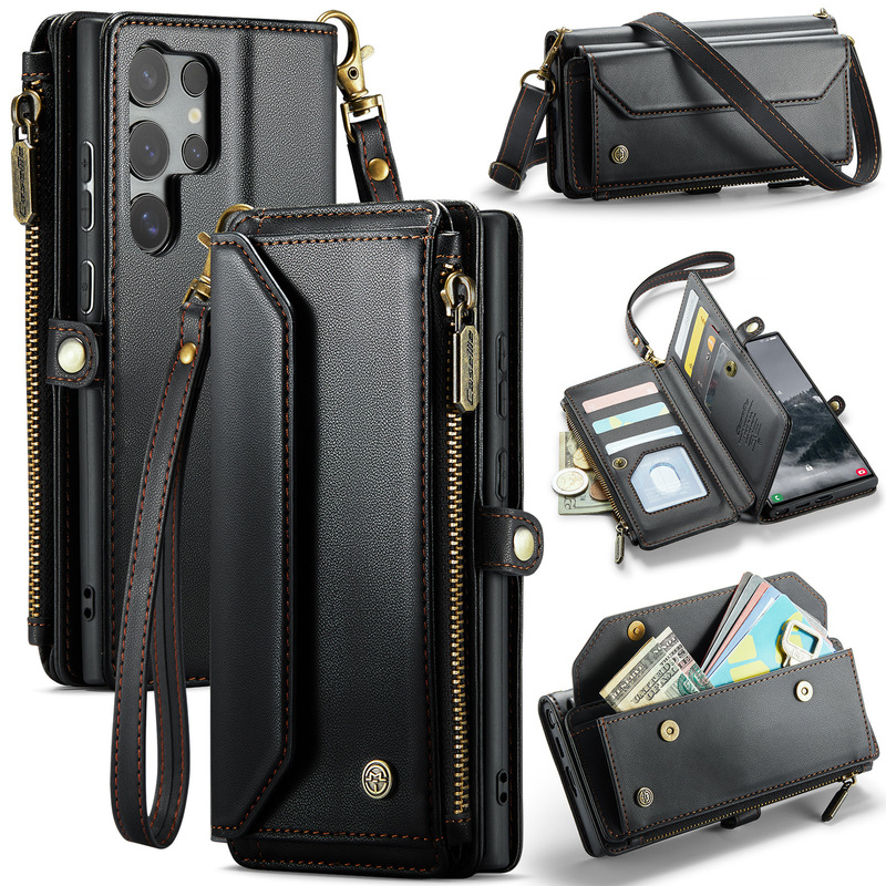 Suitable for the New Samsung S24Fe Phone Case, Multifunctional S26 Zipper Wallet Leather Case, A15 Phone Case Flip Cover Suitable for the New Samsung S24Fe Phone Case, Multifunctional S26 Zipper Wallet Leather Case, A15 Phone Case Flip Cover