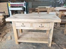 重型钳工桌模具工作台木制钳工台 实木工作台维修台仪器安装台