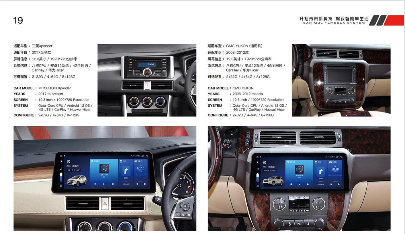 Suitable for Toyota Sienna Panoramic 360 Android 12 Modified Central Control Large-Screen Navigation All-In-One Display