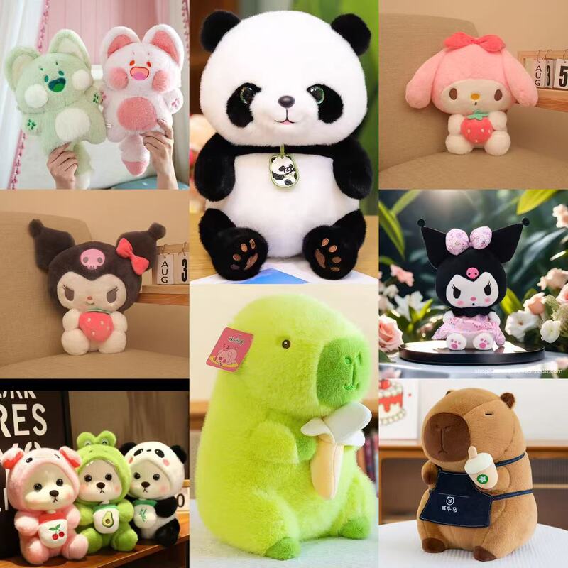 12 inch 40cm large plush toy push gift doll wedding interactive doll toy printable logo