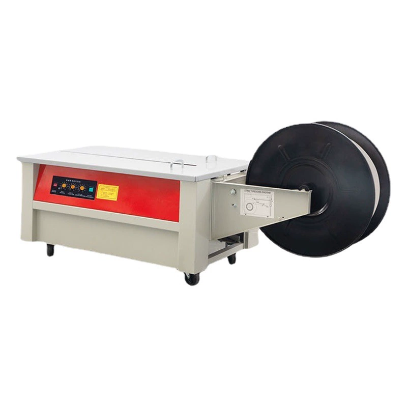 Полуавтоматический пресс-подборщик обвязки ремня затяжки интегрированный обязательный картонная упаковка двойной Мотор горячего расплава натяжитель пресс-подборщик