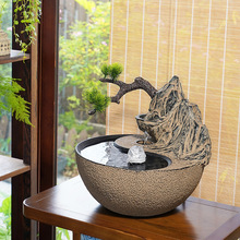 批发桌面流水摆件客厅茶室电视柜创意家居生财水景办公室开业礼品