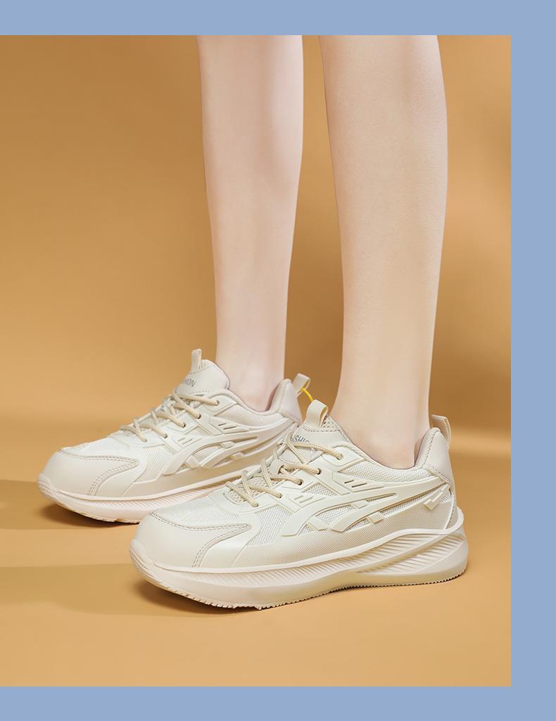 Women Ladies Tennis Shoes Walking Shoes Sneakers Synthetic Rubber Sole Cushioned Easy To Clean Footgear_voghion.com