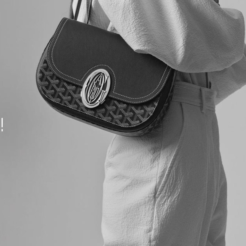 チャンネル商品 Goyard233 サドルバッグ ドッグトゥース トートバッグ プリント フラップ ゴヤバッグ サンタニリ メッセンジャーバッグ|undefined