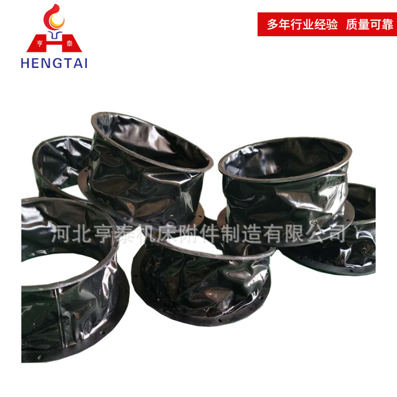 厂家制作帆布软连接 耐高温硅胶布伸缩软连接 圆形通风设备软连接
