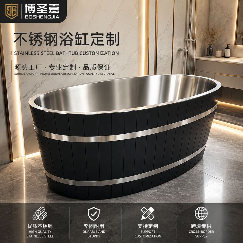 Dual-use hot and cold finished bathtub, stainless steel bathtub, custom cold water ice therapy bathtub, Xizang herbal bath, medicinal bath Dual-use hot and cold finished bathtub, stainless steel bathtub, custom cold water ice therapy bathtub, Xizang herbal bath, medicinal bath