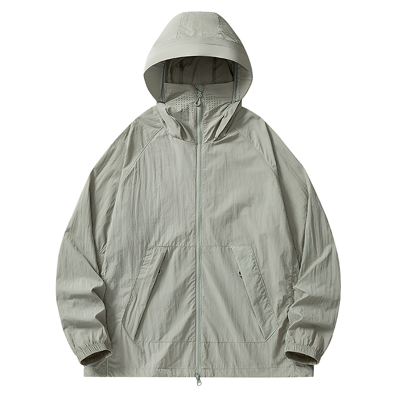 Ice Silk Sun Protection Clothing for Women Summer 2025 New Couple Anti-Uv Cool Jacket Breathable Thin Sun Protection Clothing for Men