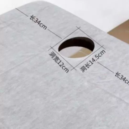 Одноразовое простыня-матрас из нетканого материала для косметологических процедур, массажа ног, водонепроницаемое, маслоотталкивающее, с отверстиями, специальное для массажных салонов