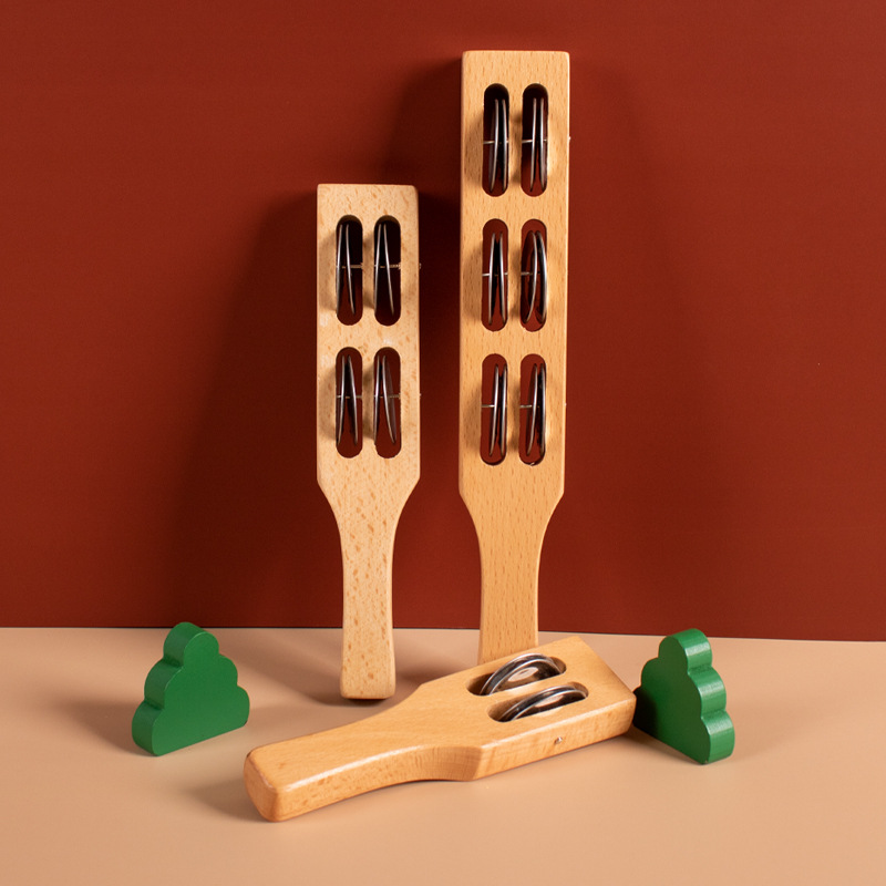 Kindergarten Orff instrumento de percusión registro 2 Bell 4 Bell 6 Bell tablero palillos traqueteo de la mano de juguete campana tambor de enseñanza de la escuela primaria ayudas