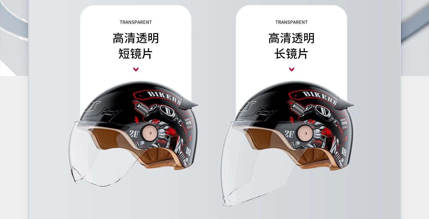 Ai Lion Electric Motorcycle Helmet Men's Summer Sunscreen Breathable Half Helmet