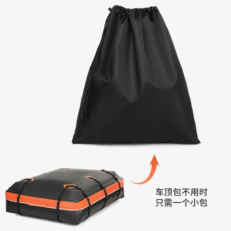 Producción de suministro de fábrica 20 pies cúbicos de voltaje bolsa de techo impermeable, bolsa de equipaje de techo de coche