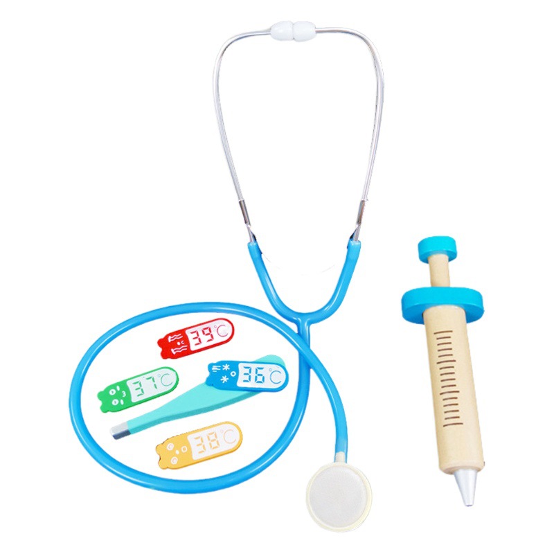 Stethoscope Children's Toys Whole suit Play Home Nurse Boys and Girls Injection Baby Simulation Doctor Play