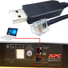 USB RS232-RJ12 RJ11 AP7752 APC PDU 施耐德电源调试线940-0144A