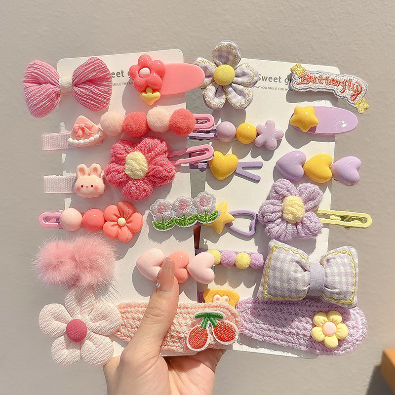 Peel de peluche para niños BB clip clip de peluche clip lateral para niñas lindas niñas toque de pelo para bebés