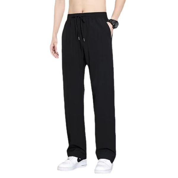 Summer thin silk autumn sports trousers