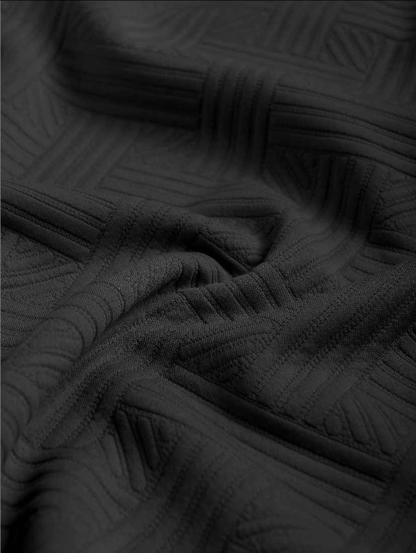 Men's Solid Colour Jacquard Shirt And Shorts Casual Summer Set_voghion.com