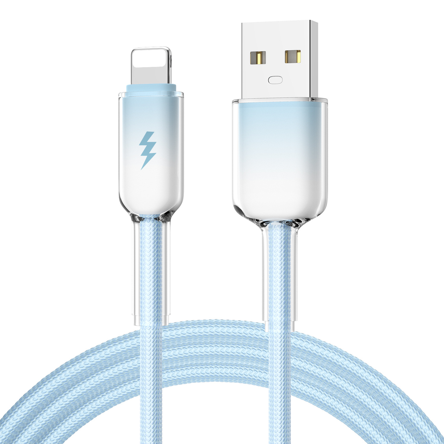 Usb ice crystal apple blue