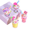 Realistic dessert toy for kindergarten for ice cream, cream food play, handmade