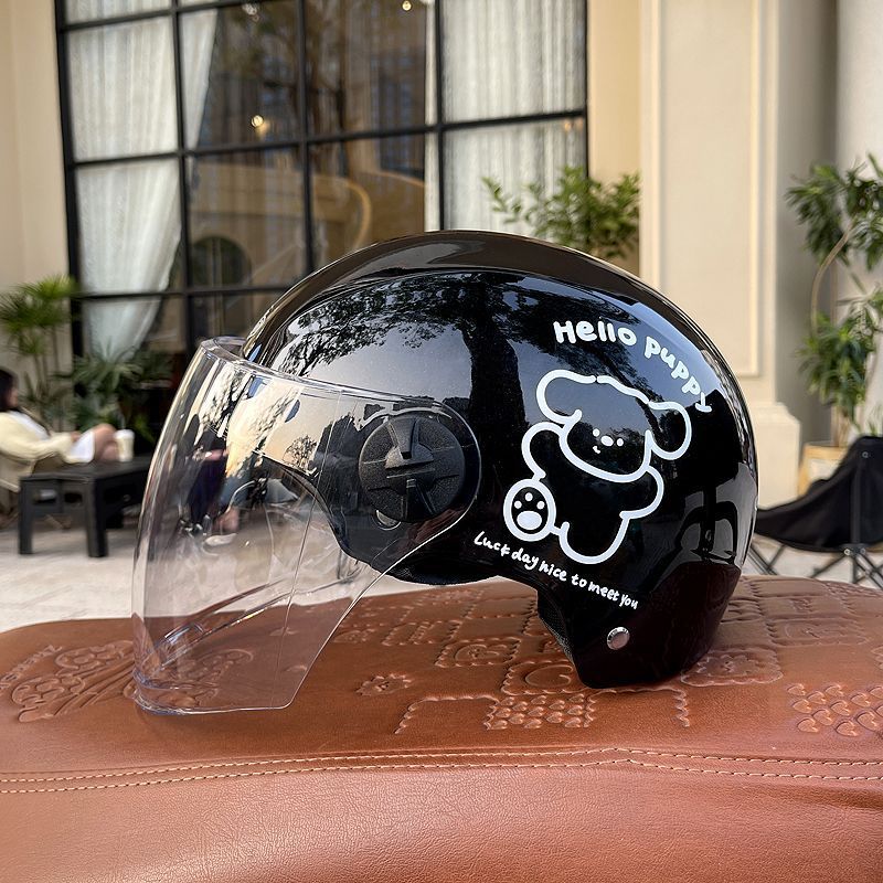 3C Certified Electric Motorcycle Helmet Summer Sunscreen Half Helmet