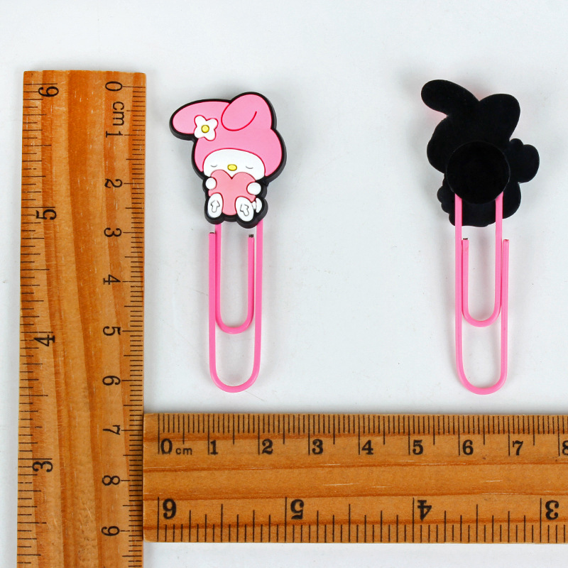 Círculos de dibujos animados metales de color clips marcadores de estudiantes de oficina clips pin papelería de oficina