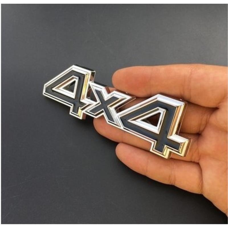 Suitable for Off-Road Four-Wheel Drive Car Logo H6 Jeep Wrangler Jeep Metal Modified Car Sticker 4X4 Body Tail Logo