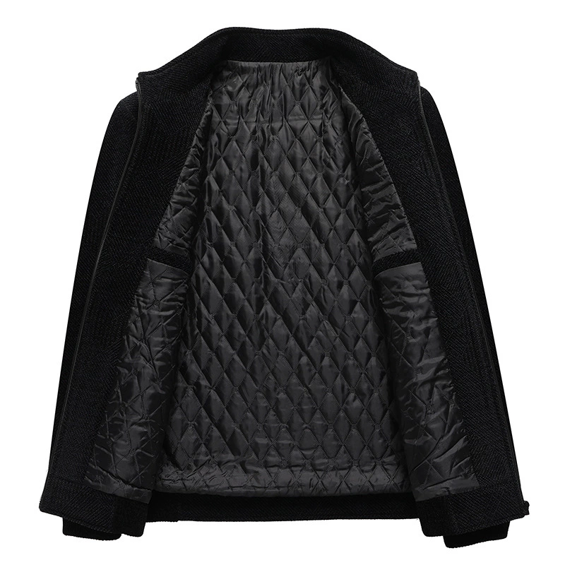 Winter jacket, for middle-aged man, increased thickness
