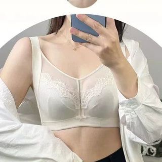 美容院全罩杯收副乳防下垂聚拢调整型文胸抹胸式大胸显小薄款内衣