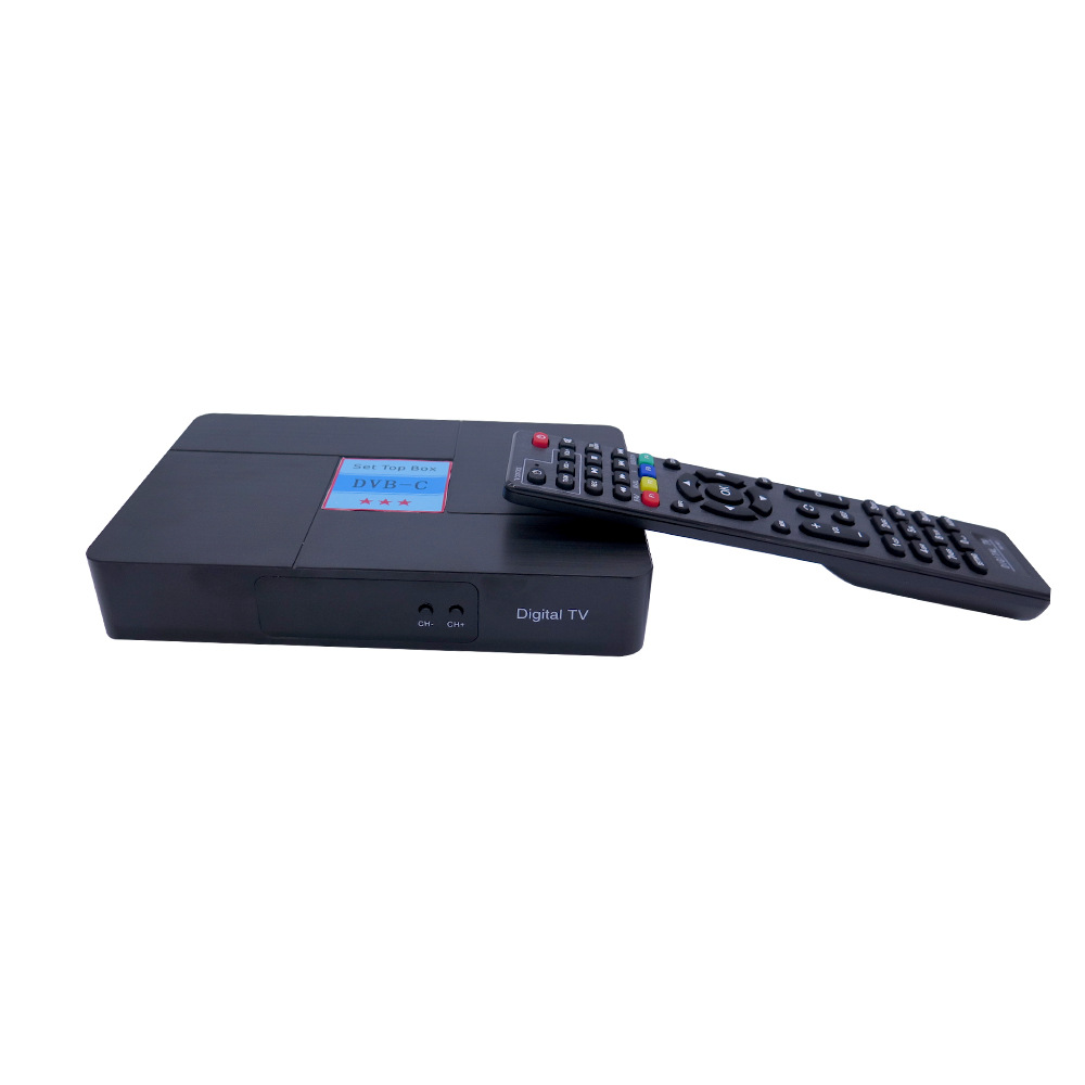 Tonghui Electronics Dvb-C One-Way High-Definition Digital Set-Top Box Hotel Hotel Export Manufacturer Direct Sales Printable Logo