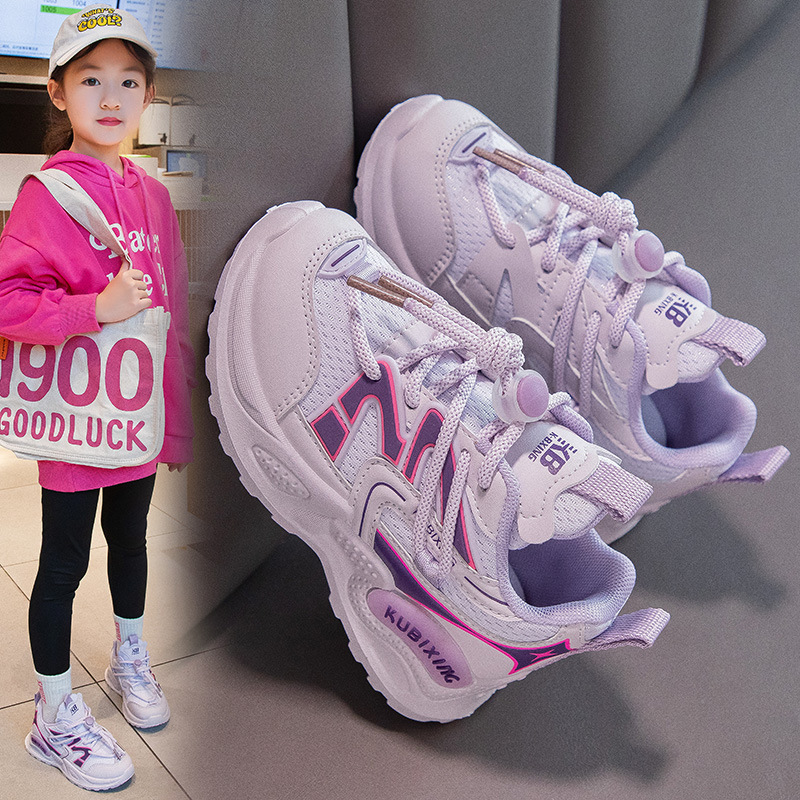 Ragazze che corrono per le studentesse delle scuole primarie e secondarie, versatili scarpe da tennis autunnali con suola morbida, versione coreana,_voghion.com