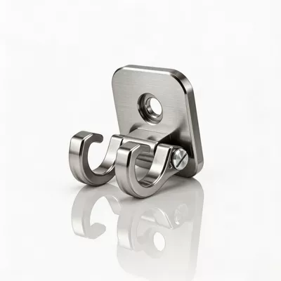 Vespa, double hook, made of CNC | Motosiklet ləvazimatları və aksesuarları - silver
