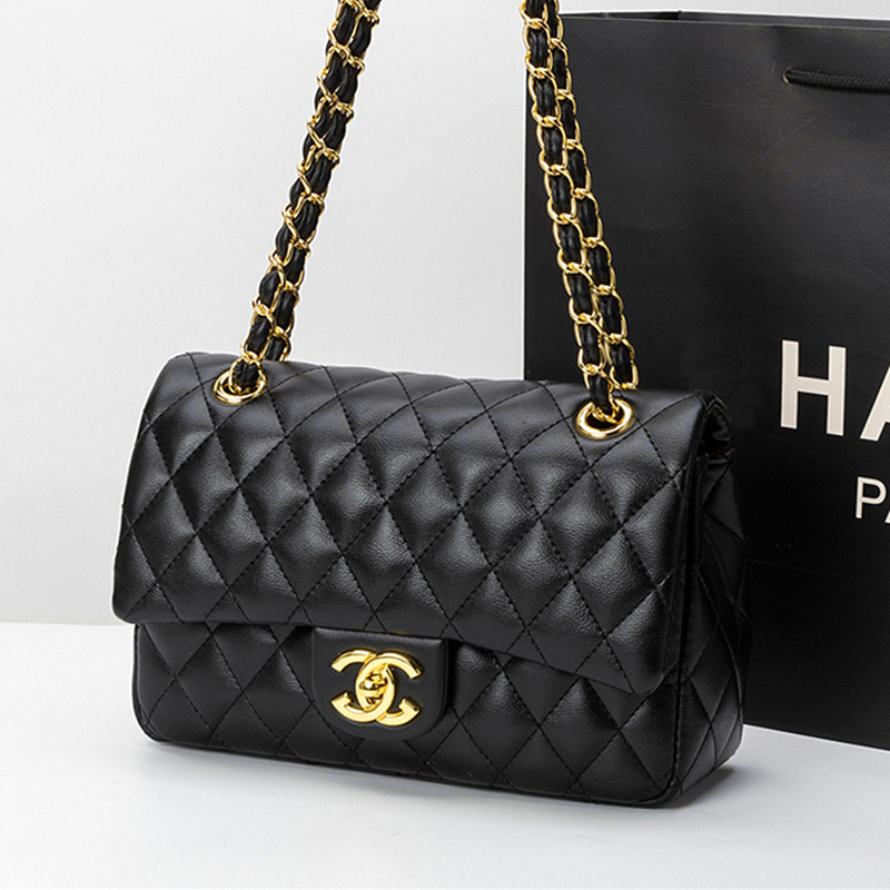 Chanel Bag Women's Bag Cf Classic Quilted Style Versatile Genuine Leather Crossbody Bag Small Chanel Style Luxury Brand Women's Bag Chanel Bag Women's Bag Cf Classic Quilted Style Versatile Genuine Leather Crossbody Bag Small Chanel Style Luxury Brand Women's Bag