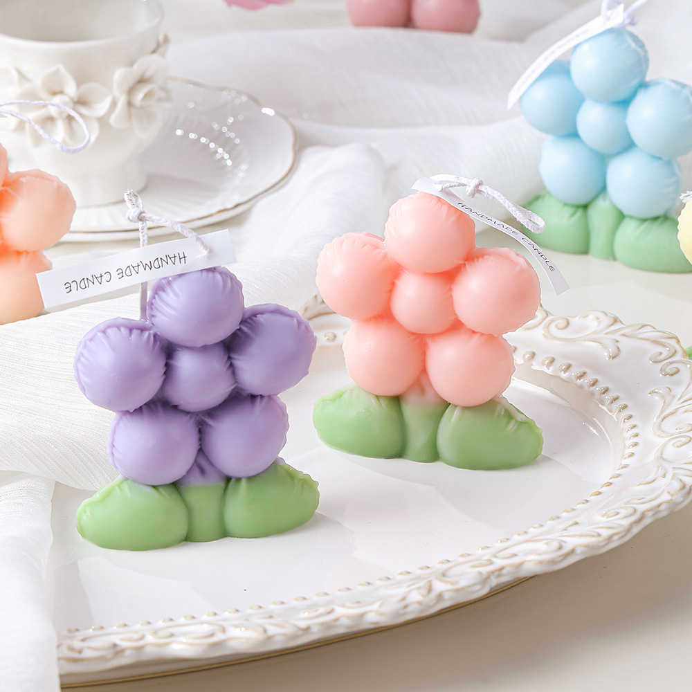 New Korean Inflatable Style Handmade Candle with Sunflower Shape Creative Birthday Gift Aromatherapy Flower Candle