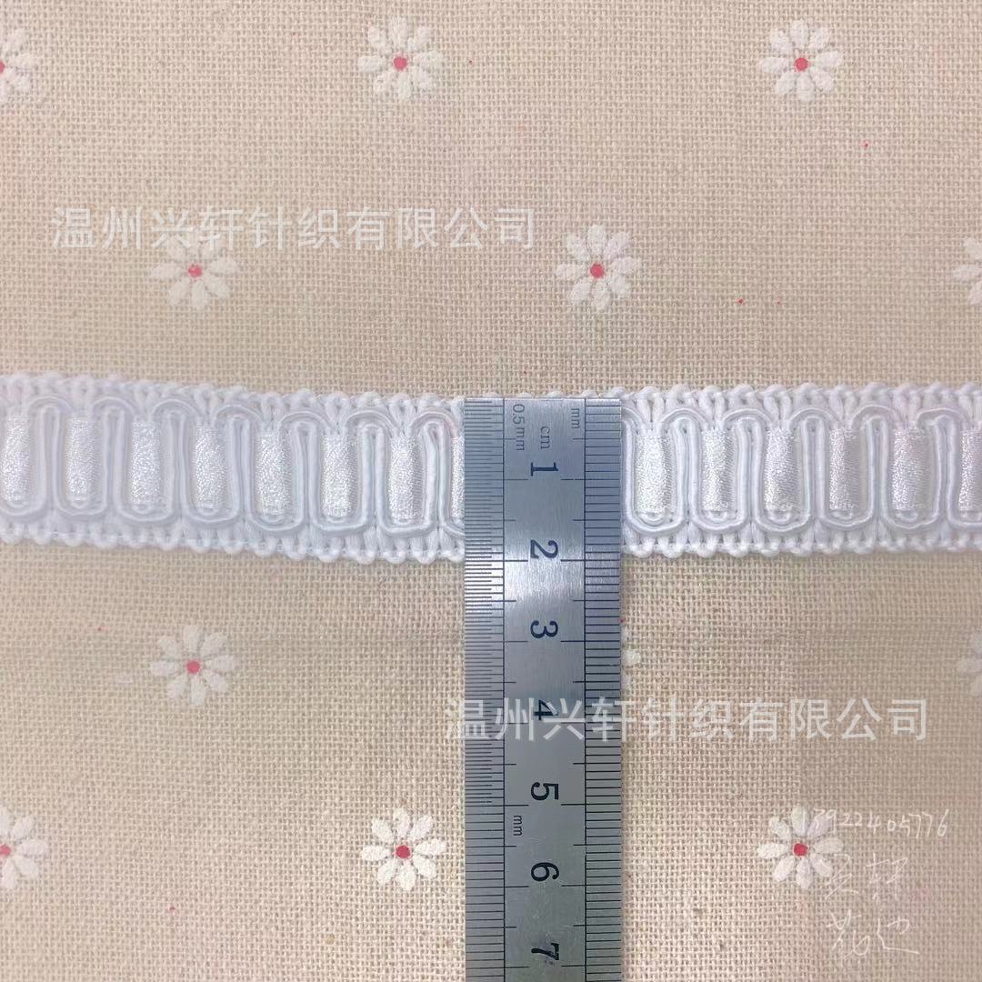 现货款织带中弯花边 服装衣领 袖口 袋口 童装 鞋帽 小香风女装夏