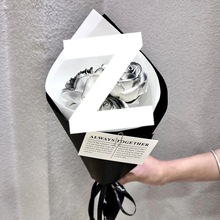 ins简约小众高颜值玫瑰花束成品毕业仿真皂花情人节礼物男女朋友