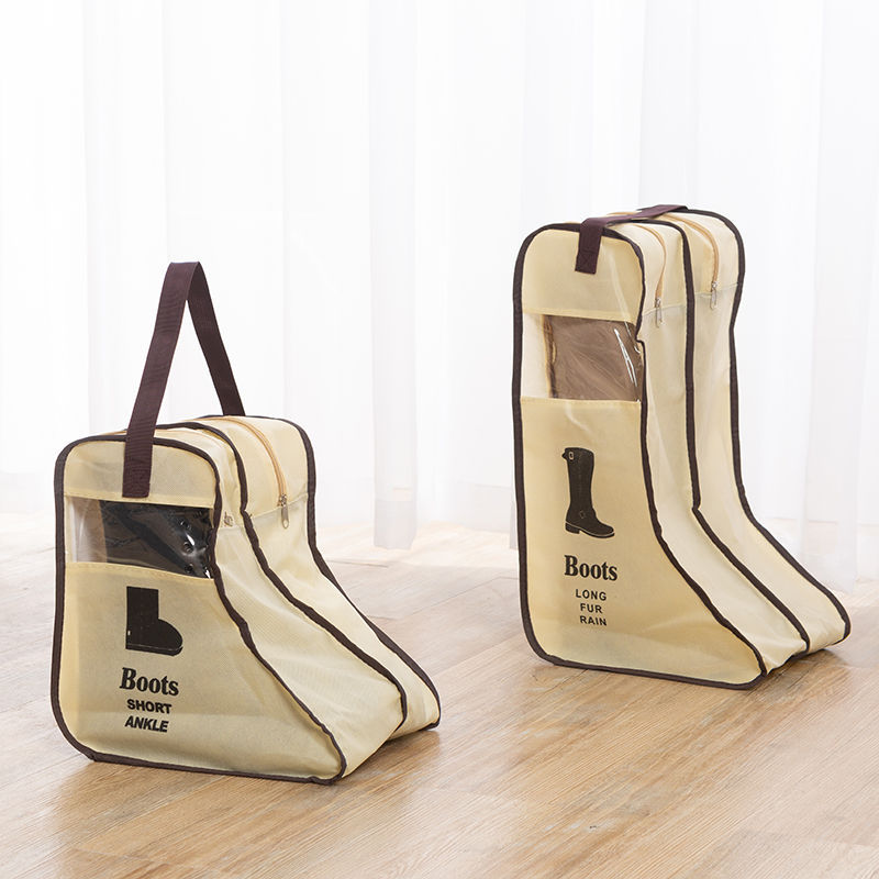 Bolsas de almacenamiento de zapatos no tejidos artefacto hogar a prueba de polvo y a prueba de humedad cubierta de zapatos de nieve con botas bolsa de arranque image 6