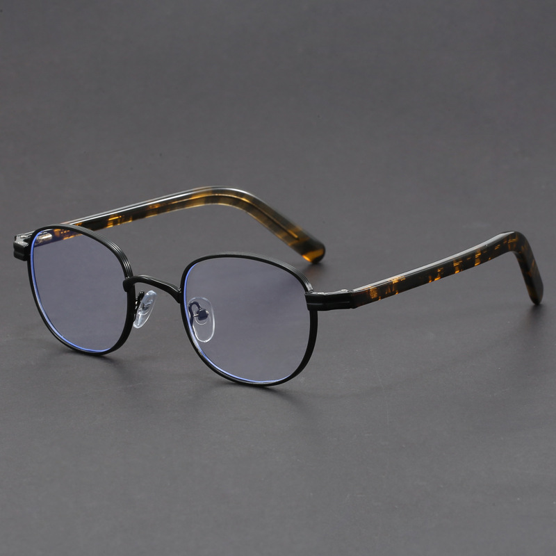 Versatile Minimalist New Model Of The "Ten Thousand Years Turtle" Style Wide-rimmed Myopia Glasses For Men, Anti-blue Light Flat Glasses,_voghion.com