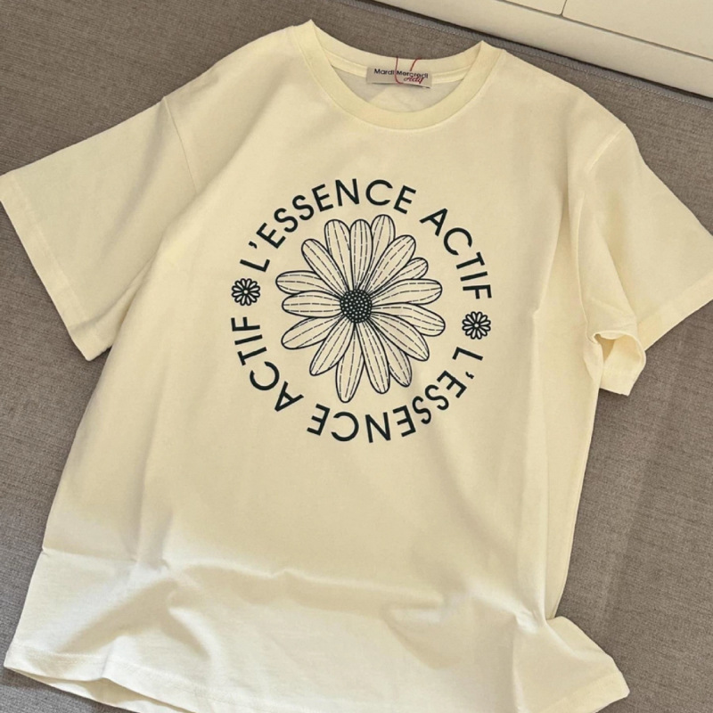 【2025新作】本物のマルディ半袖ゴルフダックスフントフラワーネックレスドッグゴールドハイシルバー同Tシャツ|undefined