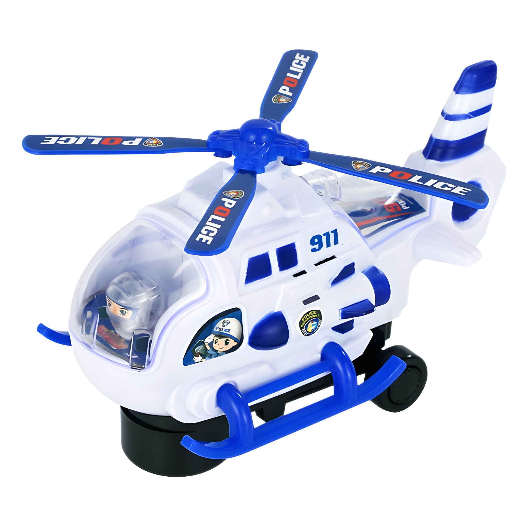 Música universal coche de baterías aviones luz eléctrica bebé coche de juguete coche de policía al por mayor