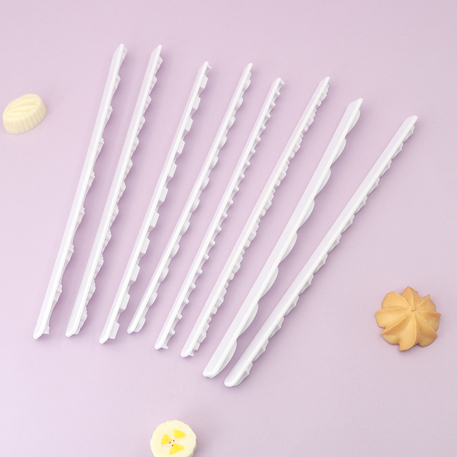 4 unids falda repujado tira cocina herramientas decoración de la torta DIY cookie molde en stock y entrega rápida