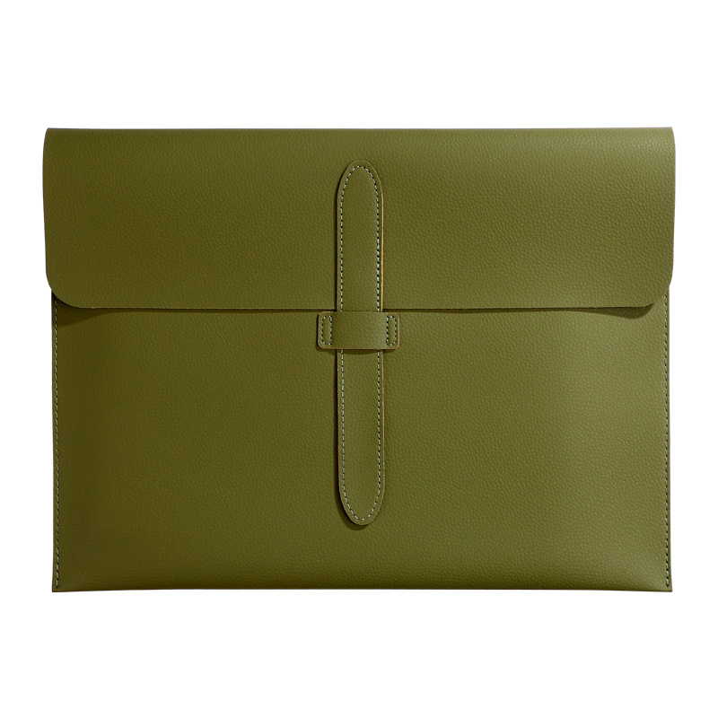 Carpeta de Cuero, Bolsa para Documentos A4, Bolsa de Almacenamiento para Negocios, Bolsa para Información, Maletín, Bolsa para Información de Exámenes, Personalización Empresarial