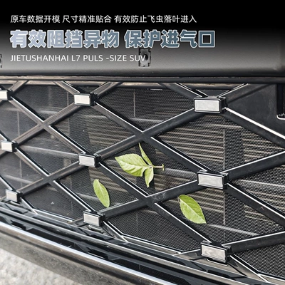 Front Grille Insect-Proof Net, No-Removal: Automobile anti-insect net